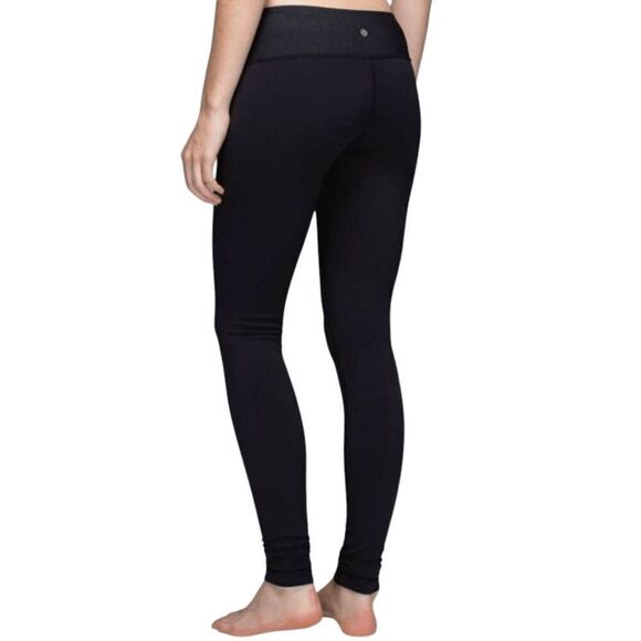 LULULEMON ATHLETICA Wunder Under Tight (Brushed) Luon 28' Size 6 - Picture 2 of 5